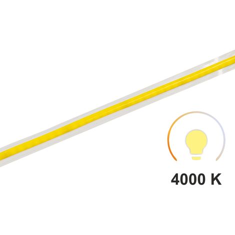 Striscia LED COB da 1 m, 220 V, 4000 K, 288 LED/m, 9 W/m, 8 mm (1/5)