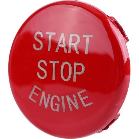 Coperchio inferiore del pulsante di avviamento a chiave per BMW E Disk (rosso) (1/5)