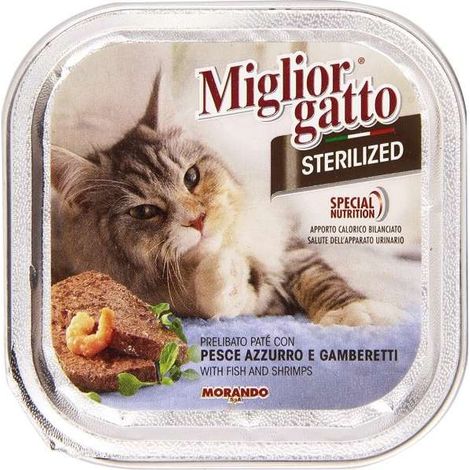 Sterilized Patè di Pesce Azzurro E Gamberetti Gr. 100