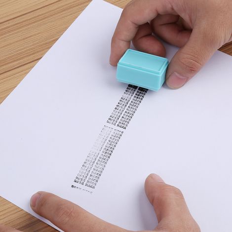 Rouleau de Protection Anti-Fraude d'Identité - Sécurise Vos Documents et Informations (Bleu) (1/4)