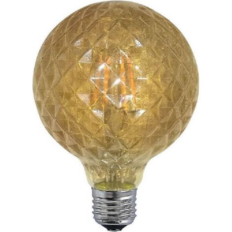 Ampoule à Filament Sphère Ambre E27 4w Style Vintage Rétro Lumière Décorative Td-oc (1/2)