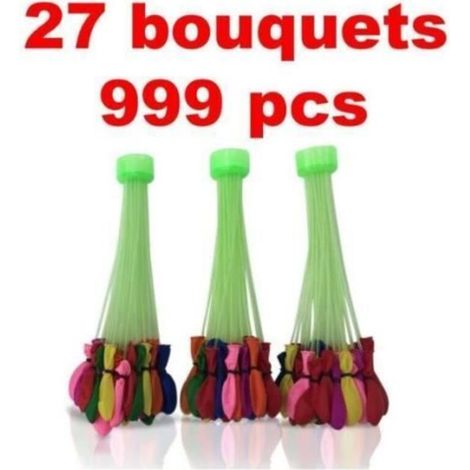 999 Ballons Bombe à Eau Ballon à Eau AutoGonflable Biodégradables (1/4)