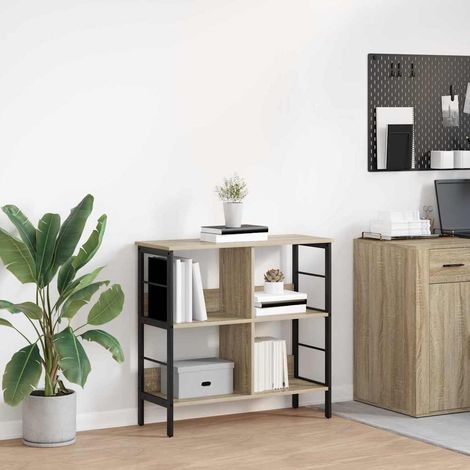 Bücherregal Sonoma-Eiche 82 x 32 x 79 cm Holzwerkstoff (1/5)