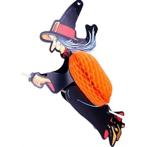 Halloween 3D Ghost Pumpkin Witch suspension décoration maison hantée décoration (1/5)