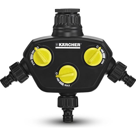 Kärcher Home & Garden 2.645-200.0 Plastica Rubinetto a 3 vie Raccordo a innesto, 25 mm (1) IG, 24,2 mm (3/4) FI con v (1/4)
