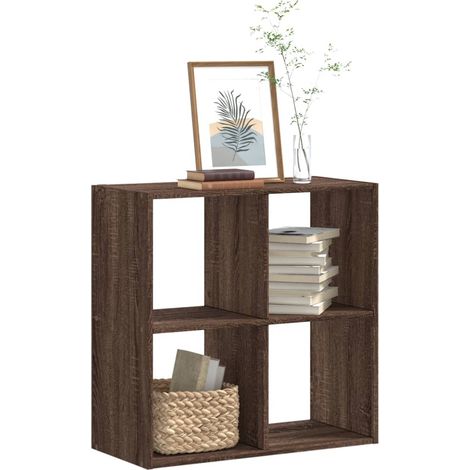 Bücherregal Braun Eichen-Optik 68,5x32x68,5 cm Holzwerkstoff
