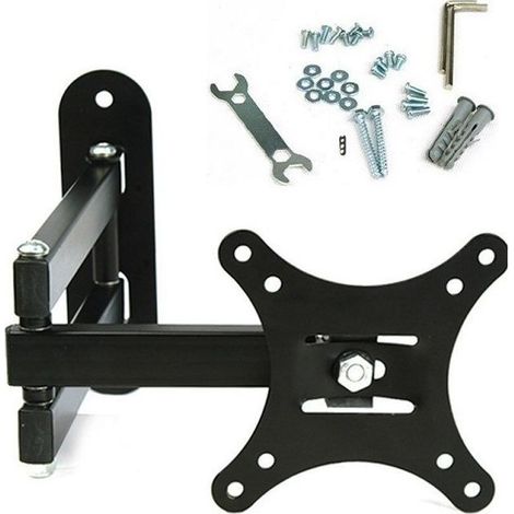 TV-Wandhalterung mit Schwenk- und Neigearm, 10" bis 26"