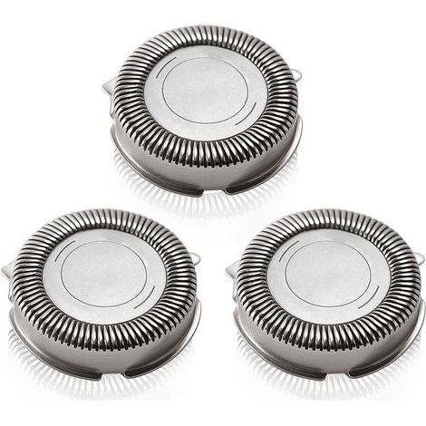 Testina di rasatura a 3 pezzi SH30 SH50 in acciaio inossidabile, girevole a 360 gradi, per rasoi Philips serie 1000, 3000 e 5000. (1/5)