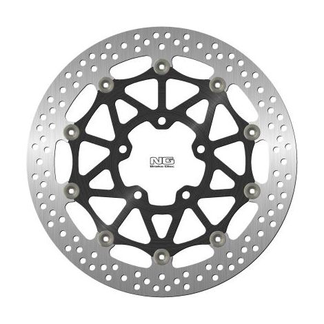 Disco de freno delantero flotante de aluminio de 330 mm para Kawasaki ZX-10R/RR '17-21