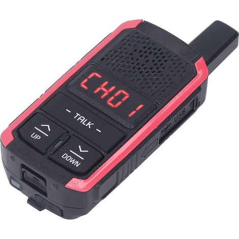 Radio bidirectionnelle E8 3W, 400 à 470 MHz, 16 canaux, alimentation CA 100 à 240 V, talkie-walkie haute puissance pour hôtels et centres commerciaux, prise européenne. (1/5)