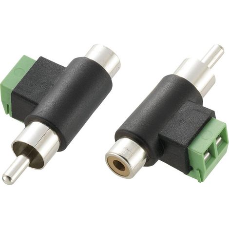 TRU COMPONENTS Adattatore RCA Spina RCA - Presa RCA, A vite 1 pz.