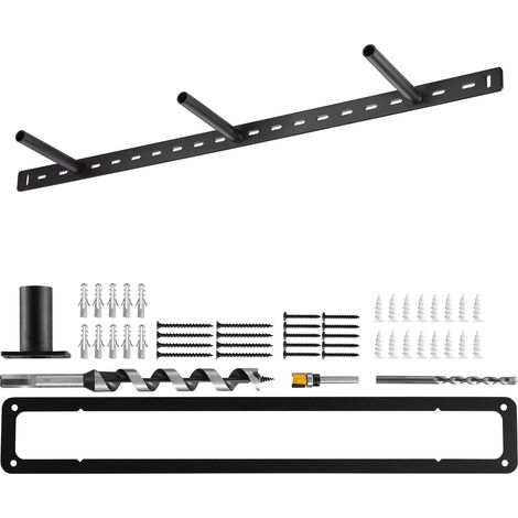 Mophorn Staffe per Mensole Galleggianti Resistenti, 1 Pezzo, Supporto Nascosto per Mensole da 863,6 x 157,4 x 38,1 mm con Capacità di Carico di 86 kg per Installazione a Parete
