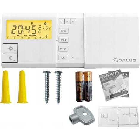 PROGRAMA SEMANAL PARA CONTROLADOR SALUS 091 FL/V2 PARA CALDERA CON CABLEADO + LLAVE.