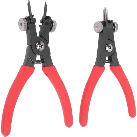 Ensemble de Pinces à Anneau Capuche Réglable, Robuste avec Conception Poignée Ergonomique, Outils Précision, Emballage Complet, Idéal pour l'entretien Automobile, la Plupart - (1/4)