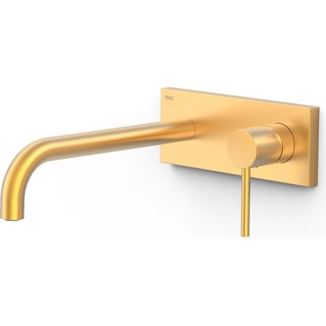 TRES 26230032OM STUDY Pieza Vista para Cuerpo Empotrado De Lavabo Color Oro Mate 24K - ref: 26230032OM