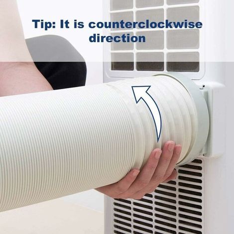 Tuyau Climatiseur Mobile, Tuyau D'évacuation D'air En Pvc Flexible Tube De Ventilation Universel Tuyau Kit Pour Climatiseur Mobile Diamètre, 15CM Diamètre 200CM Longueur