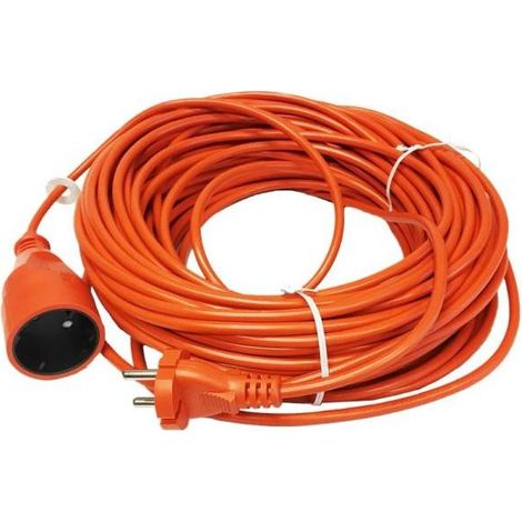 Awtools Cable de extensión naranja 30 metros 2500 W