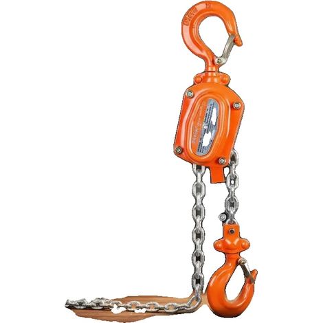 Treuil à levier manuel, capacité de 0,5 t, hauteur de levage de 1,4 m, vert armée (1/2)