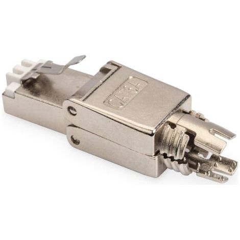 connecteur de Terrain Cat6a Blindé à 360° - Connecteur RJ45 sans Outil - 10GBase-T 500 MHz - AWG 26/7 à 22/1