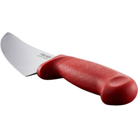 Coltello da taglio FISHER Pro 28 cm acciaio inox lama argento impugnatura rossa termoformata (1/4)