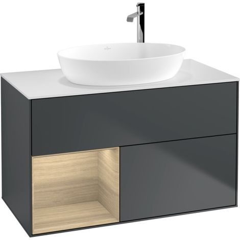 Villeroy & Boch F891PCHG Meuble sous-lavabo Finion F89 (1/2)