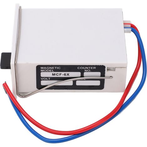 Compteur électromagnétique 6 chiffres haute vitesse et précis, compteur d'impulsions électronique pour machines chimiques et textiles, 220 V CA (1/5)