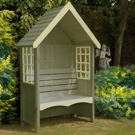 Mimosa Arbour Garden Arch Seat Approx 4 x 2 Feet