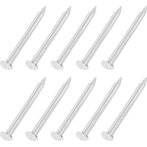 20Pcs Petits Clous De Quincaillerie 1.5 x 20mm Tête Ronde Argent (1/5)