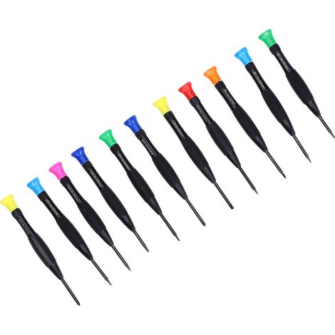 11-teiliges Schraubendreher-Set mit präzisen Magneten in verschiedenen Größen – Reparaturwerkzeug für Handys und Brillen (1/5)