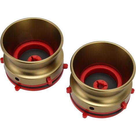 Outil d'ouverture 1/4 10 pouces en alliage d'aluminium poli, dispositif de chargement universel, adaptateur de moyeu NAB pour Studer ReVox B67 et Akai, 1 paire, bronze (1/5)