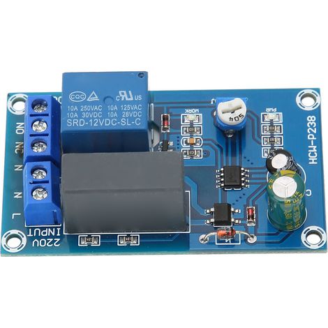 Module relais temporisé réglable 220V, interrupteur à retard pour maison et atelier, accessoire de précision (1/5)