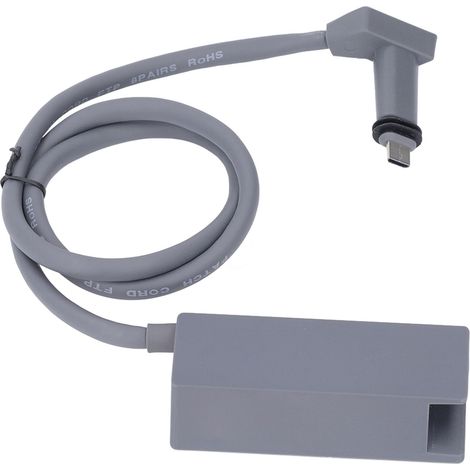 Adaptateur Ethernet générique avec câble de 3 m (10 pieds) en caoutchouc et cuivre, de forme rectangulaire, pour V2 (1/5)