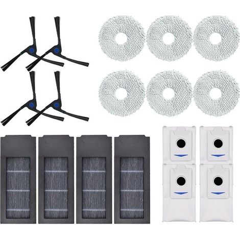 Confezione da 18 sacchetti per la polvere con filtro HEPA per Deebot X2 / X2 Omni / X2 Pro / Dex86, ricambi e accessori. (1/5)