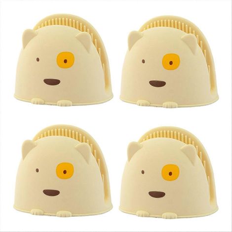 Gants de four résistants à la chaleur, mitaines de cuisine antidérapantes pour cuisson et barbecue, modèle A, paire de gants de protection thermique (1/5)
