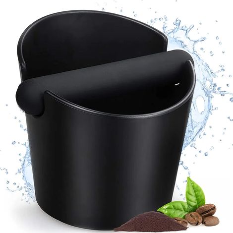 Kaffeesatz-Auffangbehälter, geeignet für Kaffeemaschinen, Espressomaschinen und gemahlenen Kaffee, mit Stoßdämpfungsfunktion.