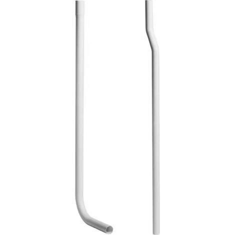 Coppia tubi 80cm per cassetta alta in pvc CR