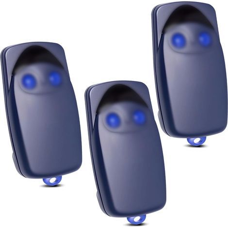 3Pcs 433MHzTelecommande Portail Compatible avec N1ce FLO2, Flo4, FLO1, 687368713,2 Canaux télécommande Porte de Garage (1/5)