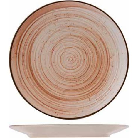 6 x assiettes plates SINTRA Terracotta - grès - 20cm - Cosy&Trendy
