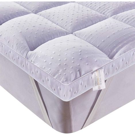 Bedecor Mattress Topper 90 x 190/200 cm Microfibre Mattress Cover, Non-Slip, Also Suitable for Boxspring Beds and Water Mattresses (1/5)