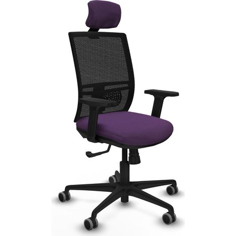 Silla de oficina piqueras y crespo Yunquera negro espuma alta calidad (1/2)