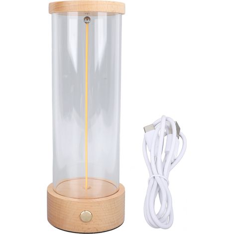 Ortviai Lampe de chevet minimaliste sans fil, rechargeable USB-C, design magnétique moderne et ambiance douce pour chambre ou bureau (1/5)