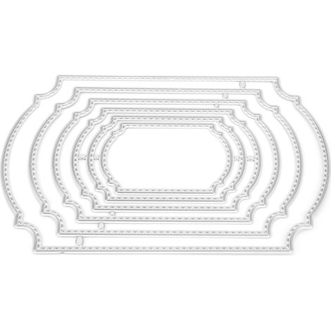 Robuste und leichte Stanzformen aus Metall für Scrapbooking, Kartenherstellung und Albumgestaltung. (1/5)