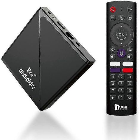 Boîtier TV TV98 PRO Android 14 bits, Allwinner H313, 1 Go de RAM + 8 Go de stockage, Bluetooth 5.0, Wi-Fi 2,4 GHz et 5 GHz, boîtier TV 8K, Smart TV, lecteur multimédia, prise standard américaine (KNS) (1/5)