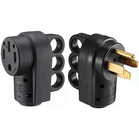 Compatible avec une prise de connexion d'alimentation légère de 125 V pour VR, alimentation électrique sûre, anneau de traction arrière convivial, courant de 50 ampères. (1/5)