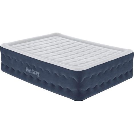 BESTWAY Bestway Luftbett 2 Personen TruLeisure mit integrierter elektrischer Pumpe 203x152x51cm (1/4)