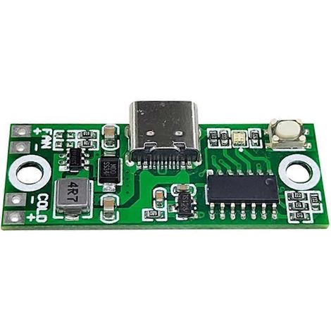 PD2.0 PD3.0 QC3.0 Carga rápida Decoy 5V 9V 12V Ventilador de refrigeración ajustable Placa de control principal con interruptor Tipo-C (1/5)