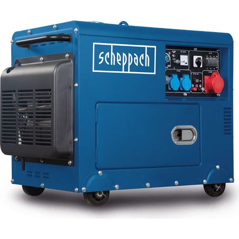 Generatore di corrente diesel 5000w 7.7 hp Scheppach sg5200d (1/3)