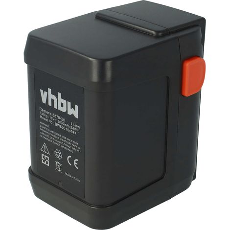 Vhbw – Batterie Li-Ion 3000mAh 18V pour outils Gardena AccuCut 8840, 8841 – Remplace modèles 8835-U, 8835-20, 8839, 8839-20