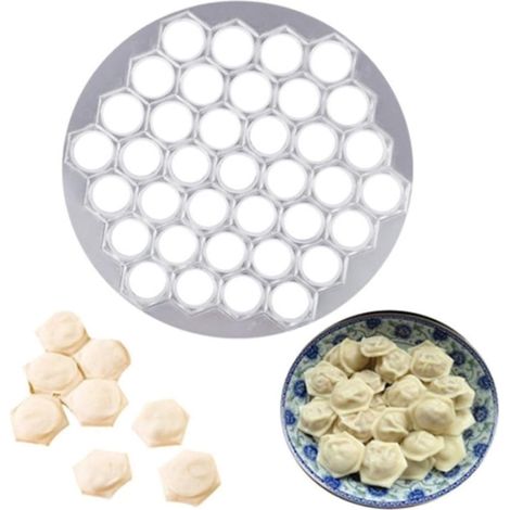 Moule à raviolis - Machine à pelmeni - 37 trous - Machine à raviolis en métal - Fabricant de boulettes de viande Pelmeni - Coupe-raviolis fait à la main - Ustensiles de cuisine et gadgets (1/5)