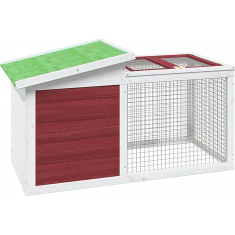 Maison Exclusive - Conigliera Moka 100,5x54x55 cm in Legno Massello di Pino